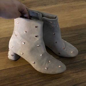 TOPSHOP HEART BOOTIES